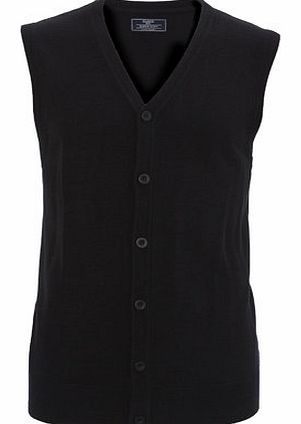 Black Supersoft Waistcoat, Black BR53A07FBLK