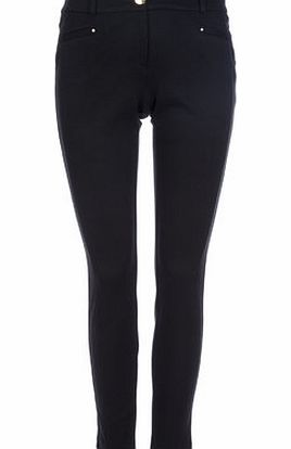 Bhs Black Tapered Ponte Trouser, black 12035318513