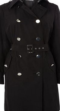Bhs Black Trench Mac, black 8317618513