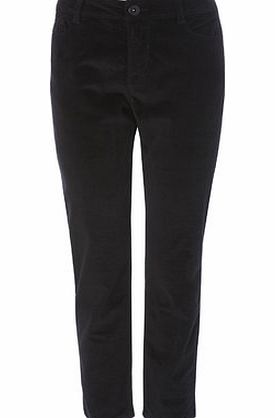 Bhs Black Uncut Cord Ankle Grazer, black 2207518513