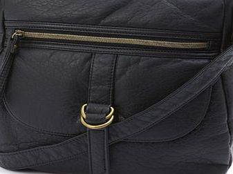 Bhs Black Washed PU Cross Body Bag, black 3126778513