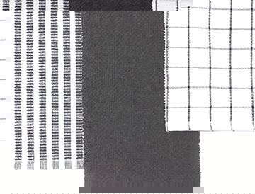 Bhs Black/white Essentials checked and striped