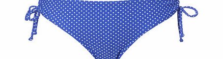 Bhs Blue And White Great Value Spot Print Bikini