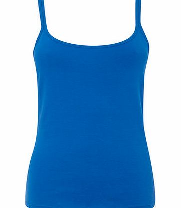 Bhs Blue Double Strap Cami, blue 2420851483
