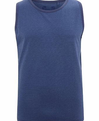 Bhs Blue Fine Stripe Vest Top, Blue BR52B12GBLU