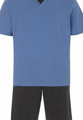 Bhs Blue Jersey Pyjamas, Blue BR62P01GBLU