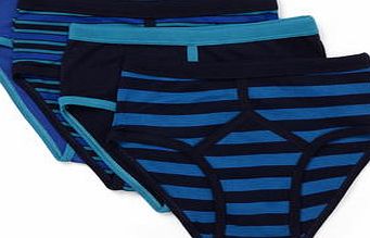 Bhs Blue Mix 4 Pack Briefs, Green BR60B01GGRN