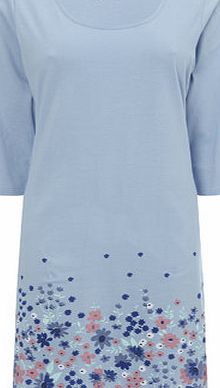 Bhs Blue Multi Border Sleep T, blue multi 733640214