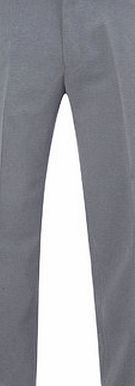 Bhs Blue Regular Fit Flat Front Trousers, Blue