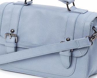 Bhs Blue Structured Satchel, blue 3126801483