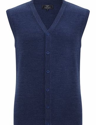 Blue Supersoft Waistcoat, Blue BR53A10FBLU