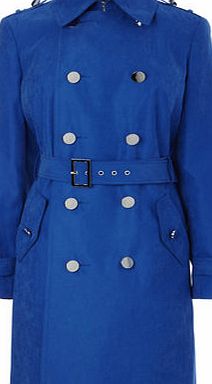 Bhs Blue Trench Mac, blue 8317611483