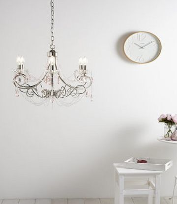 Blush Chandelier, nickel 9763973199