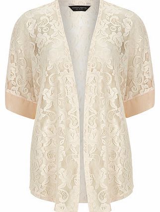 Bhs Blush floral lace kimono, coral 19118443814