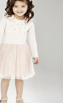 Bhs Blushed Pink Butterfly Jersey Tutu Dress,