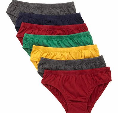 Boys 7 Pack Basic Briefs, multi 1491119530