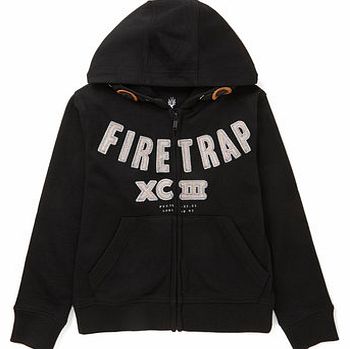 Boys Boys Firetrap Black Hoodie, black 2070918513