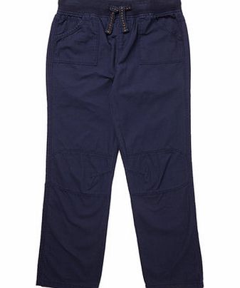 Boys Boys Navy Pull On Trousers, navy 2073870249