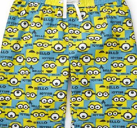 Bhs Boys Disney Despicable Me Swim Shorts, blue