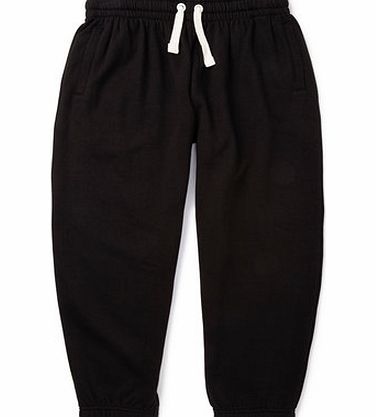 Boys Generous Fit Boys Black Joggers, black