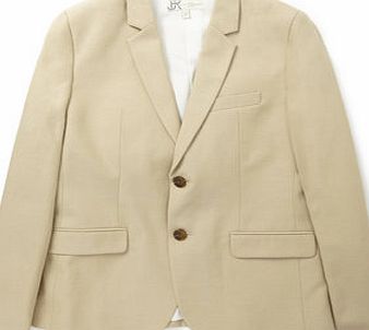 Bhs Boys JRM Stone Oxford Suit Jacket, stone