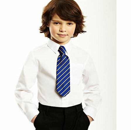 Boys Junior Boys 2 Pack Non-Iron Long Sleeved