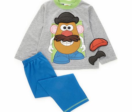 Bhs Boys Mr Potato Head Pyjamas, grey marl 8890173941