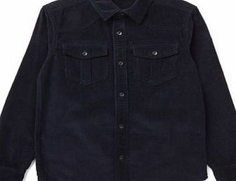 Bhs Boys Navy Cord Shirt, navy 2075780249