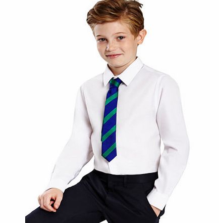 Boys Senior Boys 2 Pack Slim Fit Non-Iron School