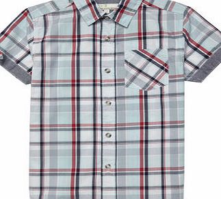 Bhs Boys Short Sleeve Checked Shirt, multi 1619439530