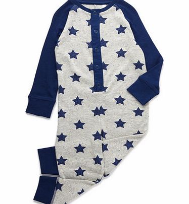 Bhs Boys Star Design Onesie, grey marl 8882193941