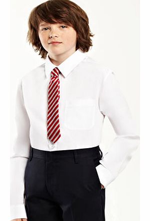 Boys White Senior Boys Tall Shirt, white