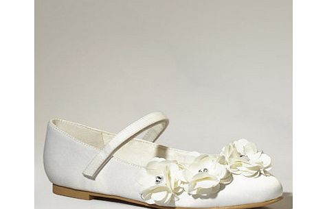Bhs Bridesmaid Daisy Corsage Shoes, ivory 1121740904