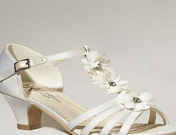 Bhs Bridesmaid Salsa Corsage Heeled Sandal, ivory