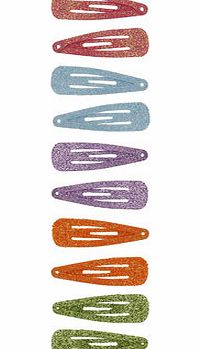 Bhs Bright Multi Coloured Mini Glitter Snaps, multi