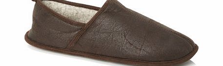 Bhs Brown Textured Slippers, Brown BR62F09GBRN