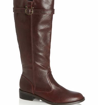 Bhs Burgundy Classic Profile Long Boot, burgundy