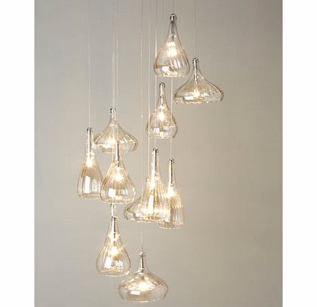 Carrara 12 Light Ceiling Pendant, gold 9799816982