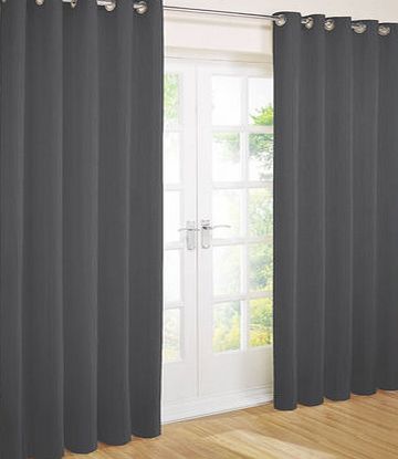 Bhs Charcoal Essentials Plain Panama Eyelet