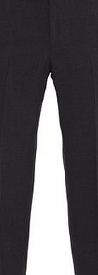 Bhs Charcoal Linen Look Regular Fit Flat Front