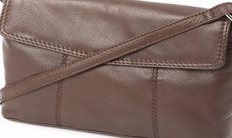 Bhs Chocolate Leather Mini Stitch, chocolate