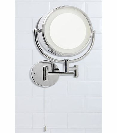 Chrome Apus mirror wall light, chrome 9776420409