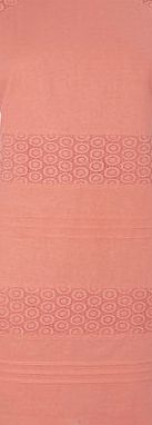 Bhs Coral Broiderie Linen Shift Dress, coral 356783814