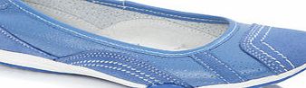 Bhs Cornflower Comfort Pump Trainer Shoe, cornflower