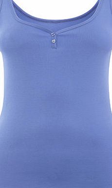 Bhs Cornflower Sweetheart Vest, cornflower 2424030588