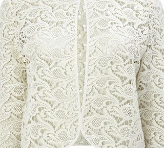 Bhs Cream Lace Cardigan, cream 8617240005
