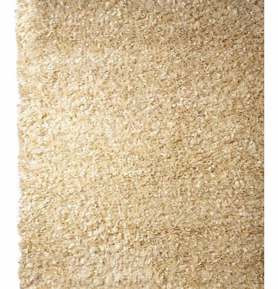 Bhs Cream lustrous Ribbon Yarn Rug 100x150cm, cream