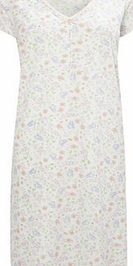Bhs Cream Multi Ladies Watercolour Floral
