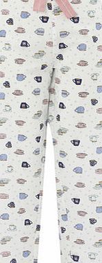 Bhs Cream Multi Teacup Pyjamas Bottoms, cream multi