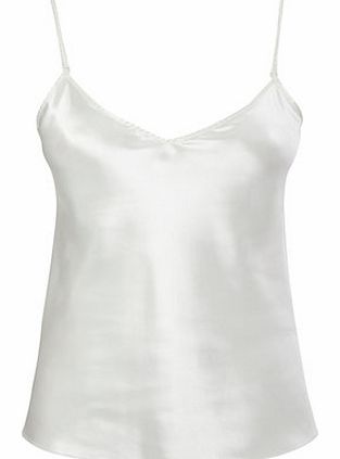 Cream Satin Reversible Camisole, cream 4803620004